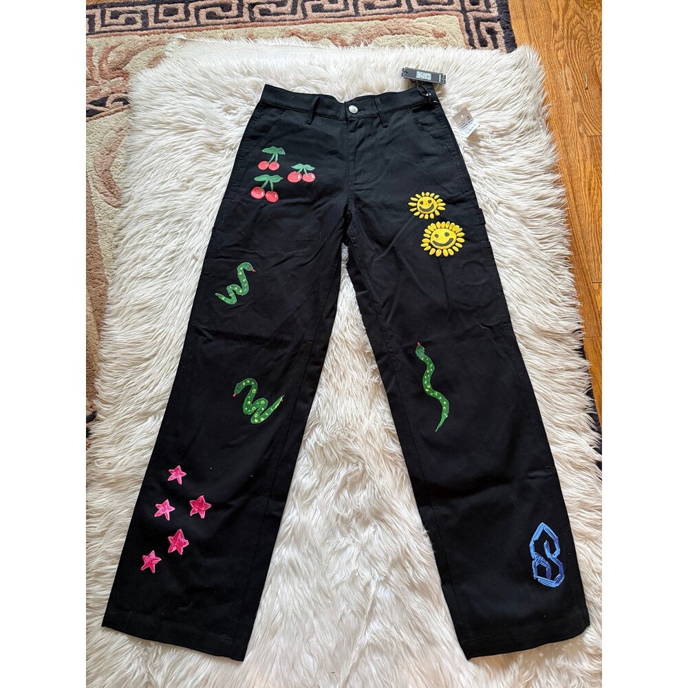 Coney Island Picnic painted jeans - Picture 2 of 10